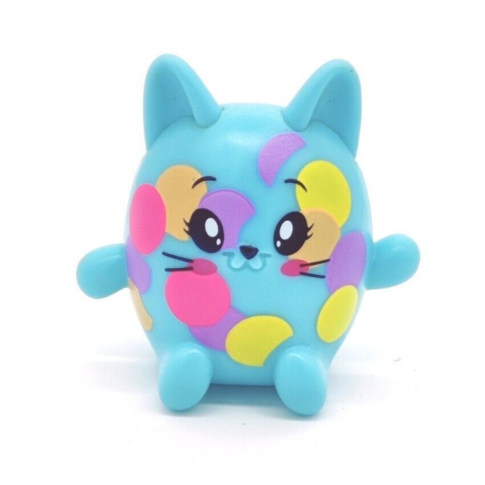 Pikmi Pop Toy Mcdonalds Happy Meal Toy Blue Car Polka Dots Colorful Kitty